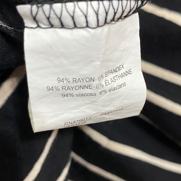 Motherhood Maternity Black Striped Tunic Top - Picture 5 of 5